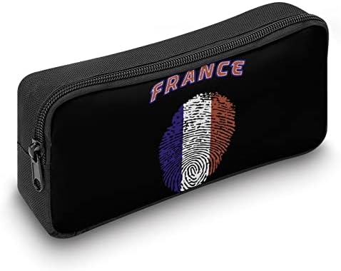 Франција прсти за отпечатоци од торбичка торбичка за торбичка за торбичка со симпатична пенкало за канцелариски кутии за шминка организатор