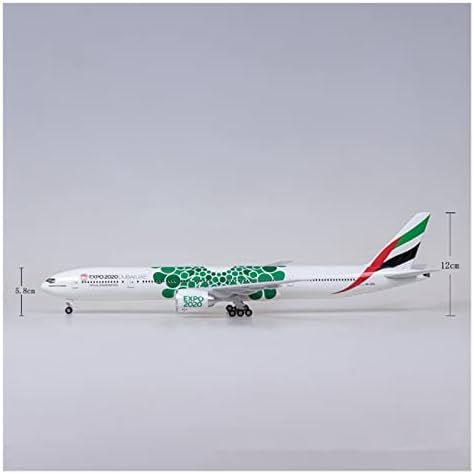 Модели На авиони 1: 157 Скала Модел На Леана Смола Погоден За Експо 2020 Дубауе Боинг 777 Авиони Collectionас Колекција Графички Дисплеј