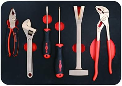 Сет на алатки за не-распрснување на 6-парчиња Wedo, комплет за алатки без алатки без алатки, алуминиумска бронза, еднократен