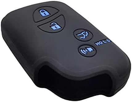 Репротекција на силиконски гумен клуч FOB капакот компатибилен со 2005-2017 Lexus CT200H ES350 GS300 GS350 GS430 GS450H GS460 IS