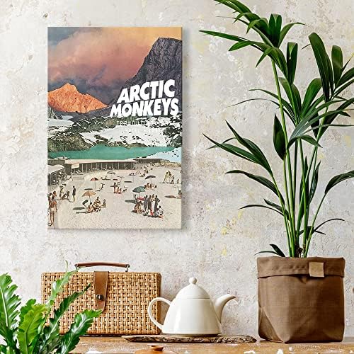 Музички албум на арктички мајмуни постер плакат плака и wallидна уметност со слики за печатење просторија декор за домашна спална