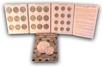 Харис Ајзенхауер &засилувач; Ентони Долари 1971-1999 Монета Папка 2699