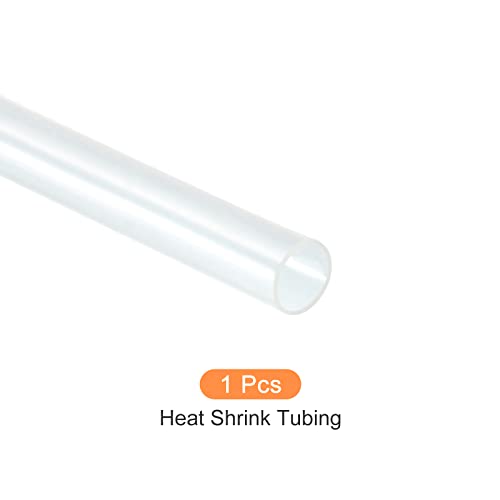 Цевче за намалување на топлината на топлина 2: 1 кабелска цевка за ракави, [за заштита на електрична изолација] - 1,5мм DIA/16FT/Clear