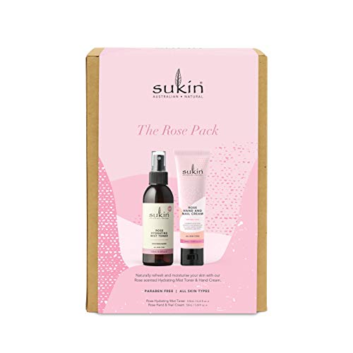 Sukin The Rose Pack Limited Edition Пакет за нега на кожата, сет од 2