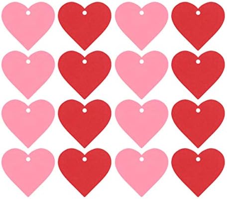 Pretyzoom свадба декор 500pcs Валентин срце подароци ознаки етикета ознаки занаетчиски ознаки ознаки за бонбони кутии етикети за обележувачи