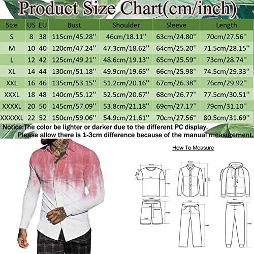 Xxzy есенски кошули за мажи мажи есен зимски сингл на градите случајни лапчиња со целосен печатење со долг ракав со маички со маици со раблан