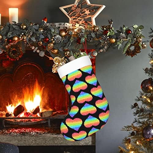 Божиќни чорапи на Аугенстер ЛГБТ Гилтер Виножито Геј геј двострано камин што виси чорапи