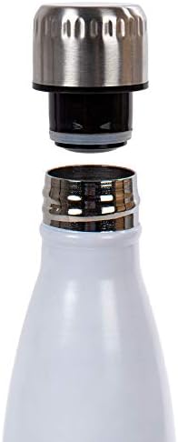 Чист софтвер за пијалок чист вакуум од не'рѓосувачки челик изолиран 17 мл, шише со бела мат вода
