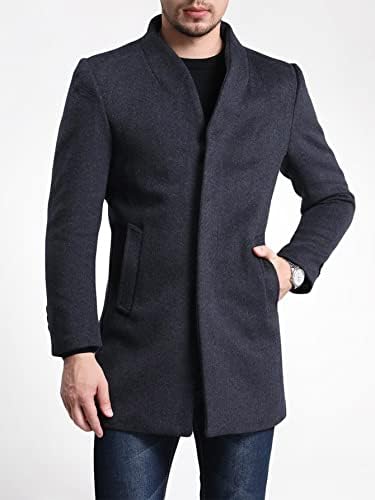 NINQ јакни за мажи - мажите џебни предни палто