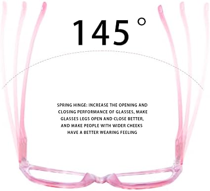 Hiyanjn 4 пакуваат гроздобер очила за читање на кејти за жени со сина светлина за блокирање на компјутерски очила за очила за очила