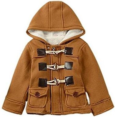 Eshoono Unisex Бебе руно со качулка со качулка, надворешна облека, патент Зимски палто