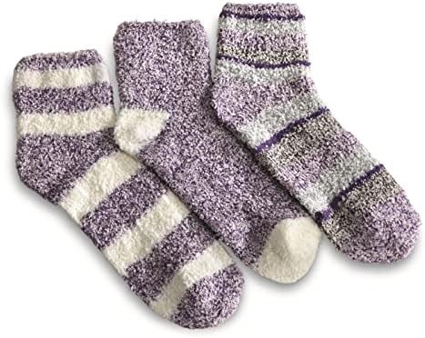 Водич опрема за жени пријатни чорапи за чување четвртина, кадифен супер-мек топло нелизгање анти-лизгачки влезови чорапи идеални за