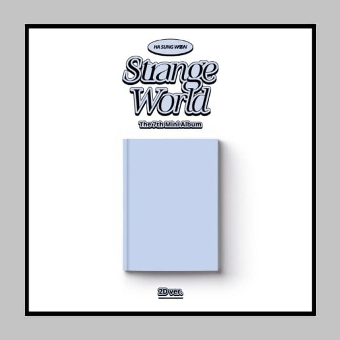 HA Sungwoon Strange World 7 -ми мини албум ЦД+Постер+Photobook+Преклопен лиричен книга+налепница за заптивка+Photocard+ScreatCard+Toundcard+Tracking)