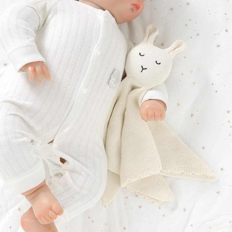 Baby Comforter Baby Comforter Soft Baby Lovey Bunny Snuggly Babies Security Security Plice Pleit Potton Lovies за новороденчиња