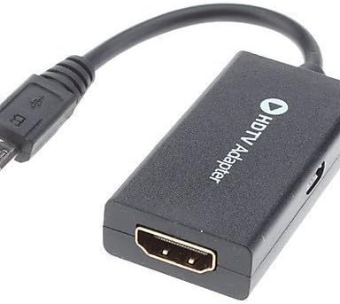 Мастер кабли микро-USB до HDMI адаптер во црно