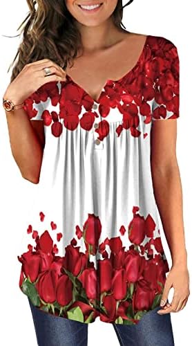 Massionенски модни врвови летни пролетни маици врвови со секојдневен дигитално печатење кратки кружни маици на вратот на врвни блузи