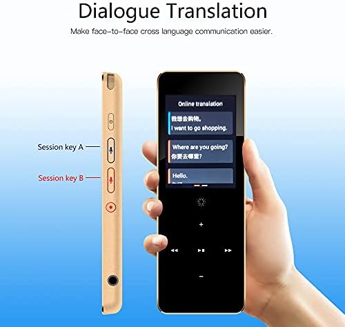 TFIIEXFL 89 Јазици X1 Гласовно Снимање Уред За Поддршка Инстант Двонасочен Превод WiFi/Жариште/Офлајн со 2,0 Инчи