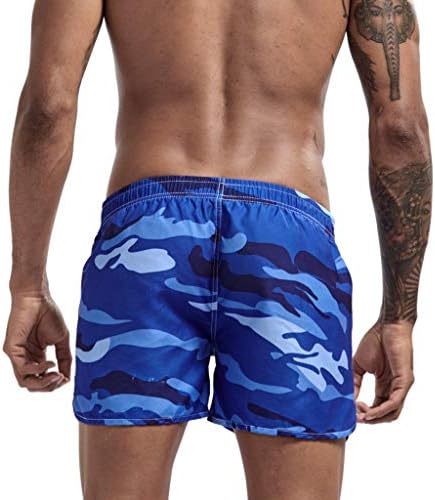 Ceangrtro Машки карго шорцеви на отворено спортски работи кратки панталони камуфлажа на атлетска плажа опуштена вклопена со џебови