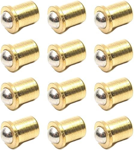 Utoolmart Ball Dia Brass Electroplating Door Cabinate Ball Catch Latch Затвори 7x10mm 20 парчиња