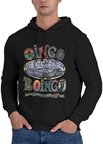 Оинго Boingo Band Hoodie Hoodie Mean's Manive Long Recle Reck Reck Cozy Sport Sweatshirt Pullover Tranchuit