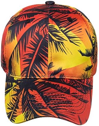 Zhuyou цветни печати бејзбол капа прилагодливи лесни спортски капачиња на отворено летни плажа патувања за патувања Винатге хип хоп тато капа
