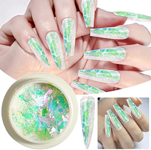 Прашок за нокти на натопи Графички нокти сјај козметика празничен прашок за нокти пигмент нокти во прав занаетчиски прашина