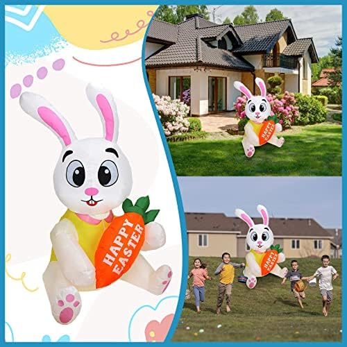 Организатор на настани Организатор торба Велигден празник надувување на зајакот на отворено Декорација на отворено Симпатични зајаци