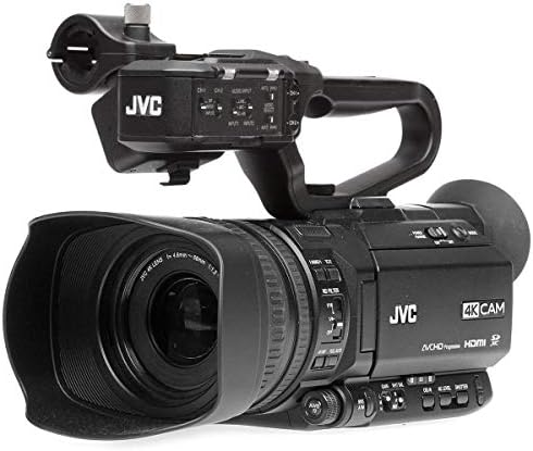 JVC GY-HM250 12.4 MP 4K UHD Камера Со FHD Пренос Во Живо, 12x Оптички Зум - Со Sachtler 1001 3-Секција Алуминиум Статив Со Ace M Течност