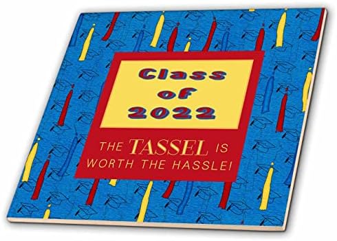 3drose Слика од 2022 година, Tassel Вредност Кавга, Капи, Tassle, Сина, Црвена, Жолта-Плочки