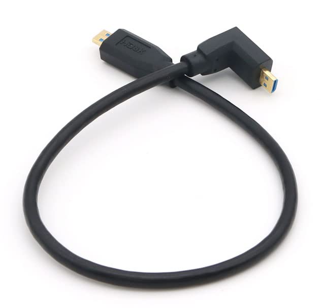 Halokny 8K Micro Hdmi to Micro HDMI кабел, 1ft 8k@60Hz Micro HDMI машки до микро HDMI маж со голема брзина на кабел за GoPro