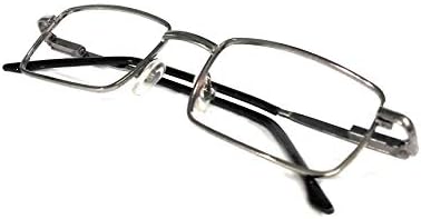 Амар Начин На живот Компјутерски очила Кризална леќа сива метална правоаголна 50 мм унисекс_алацфрпр3049