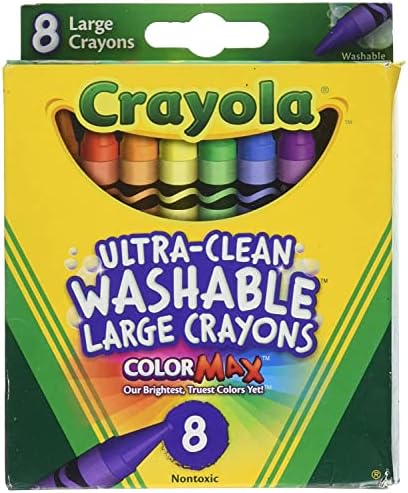 Crayola Crayons Crayons, големи, 8 бои - 2 пакувања