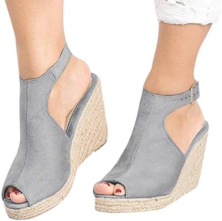 Сандали за жени обични летни бохо лизгачки рамни клин-сандали отворени пети обични папучи плажа сандали удобни римски чевли