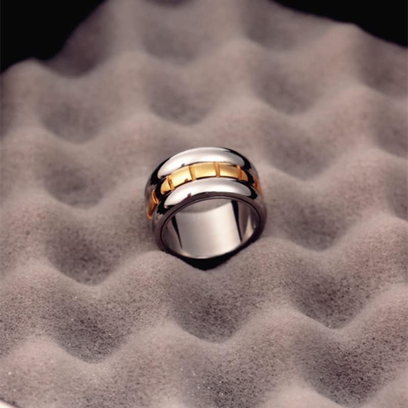 Колезо познати прстени за мажи жени 14 килограми 316L Love Rings 12 mm ширина-05716