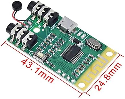Bluetooth Bluetooth 4.2 Audio Transmiter Reciver Board MP3 декодирање на модули за безжични звучни картички звуци DIY