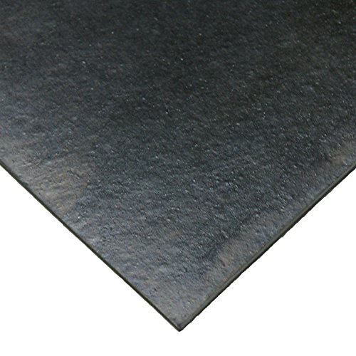 Неопренови лист, 60А дурометар, мазна завршница, без поддршка, црна, 1 дебелина, ширина 12, должина од 36