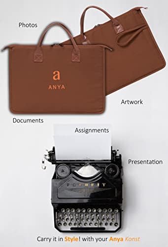 Anya Art портфолио торба, уметник што носи торба, торба за складирање за уметнички дела, постери со патент и рачки, торба со мала тежина