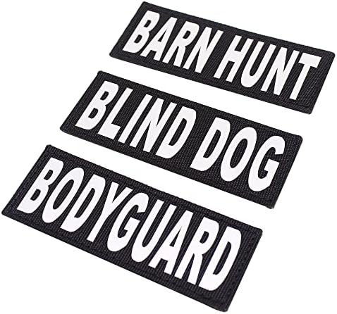 Запалки за лов на елек што може да се отстранли за лепенка за кучиња со рефлексивни печатени букви за поддршка на кучиња за кучиња,