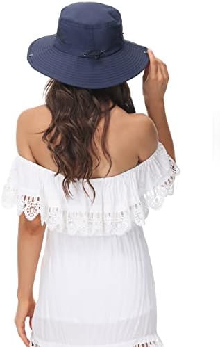 Златна скутна сончева капа за жени/мажи, широко распространети капаци на сонце УВ заштита риболов капа за корпи за пешачење за риболов на плажа