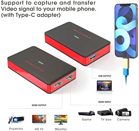 USB 3.0 HDMI HD Игра Видео Снимање Картичка 1080p 60FPS Игра Рекордер Кутија Уред Во Живо Стриминг За Windows Linux Os X Систем Xbox 360,