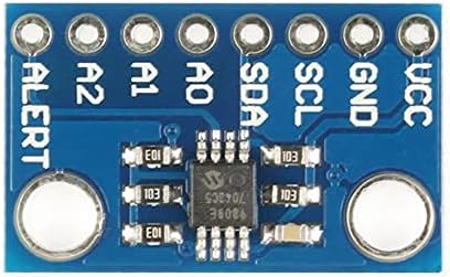 Rakstore MCP9808 Сензор за температура со голема точност I2C Збег на табла 2.7V-5V логички напон за Arduino