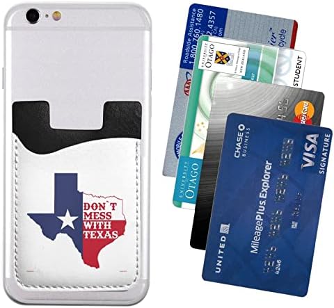 Не се плеткај Со Тексас Телефон Назад Еластична Ракав Картичка Ракав Држач За Телефонска Картичка Погоден За Сите Мобилни Телефони Повеќето