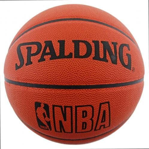 Лејкерс Леброн Jamesејмс потпиша официјална кошарка во НБА игра Уда BAJ17794 - Автограмирани кошарка
