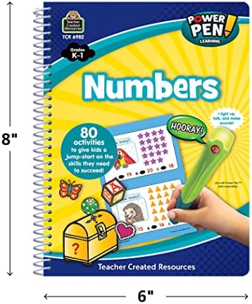 Наставникот создаде книга за учење на пенкало за ресурси, броеви одделение К-1