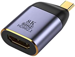 Конвертор на адаптер за дијарипсип 8K 60Hz тип Ц, USB C/DP/Mini DP до HDMI-компетибиран приклучок за телефонски компјутер