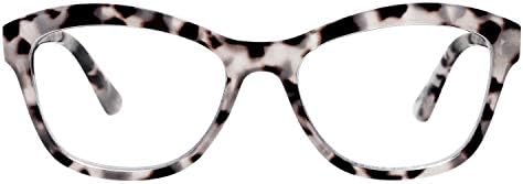 Амомом ретро мачки очи за читање очи за жени со сина светлина што ги блокира читателите против очила за очила AM6004