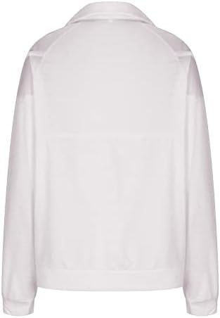 Женски графички џемпери полу-патент Божиќни кошули за Божиќни униформни деловни деловни врвови за жени