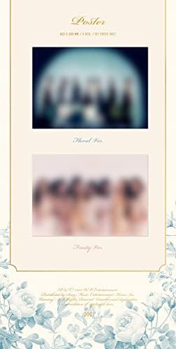 Wm Ent Oh My Girl - 2 -ри албум [Real Love] Албум+Преклопен постер+Дополнителен сет на фото -картички / K -POP Запечатен, 195 x 260 x 25 mm