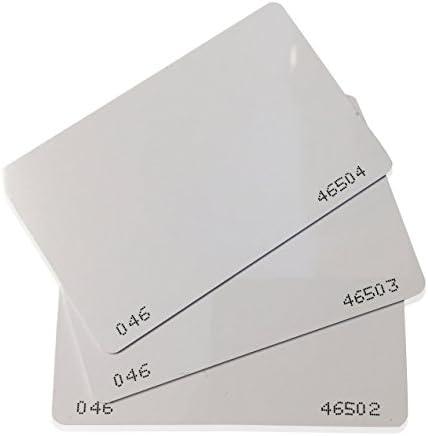 5 компјутери 26 битни CR80 картички Weigand Prox празно печатење картички што може да се пренесат компатибилни со читатели на формати Isoprox 1386