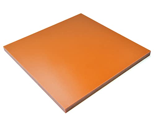 Црвена бакелит фенолна ламинирана плоча со плочи од плоча 10x300x400mm PCB што се користи во електрични и електронски тела, DIY и занаети